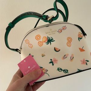 NWT Kate Spade Pool Party Dome Crossbody 🍍🌸